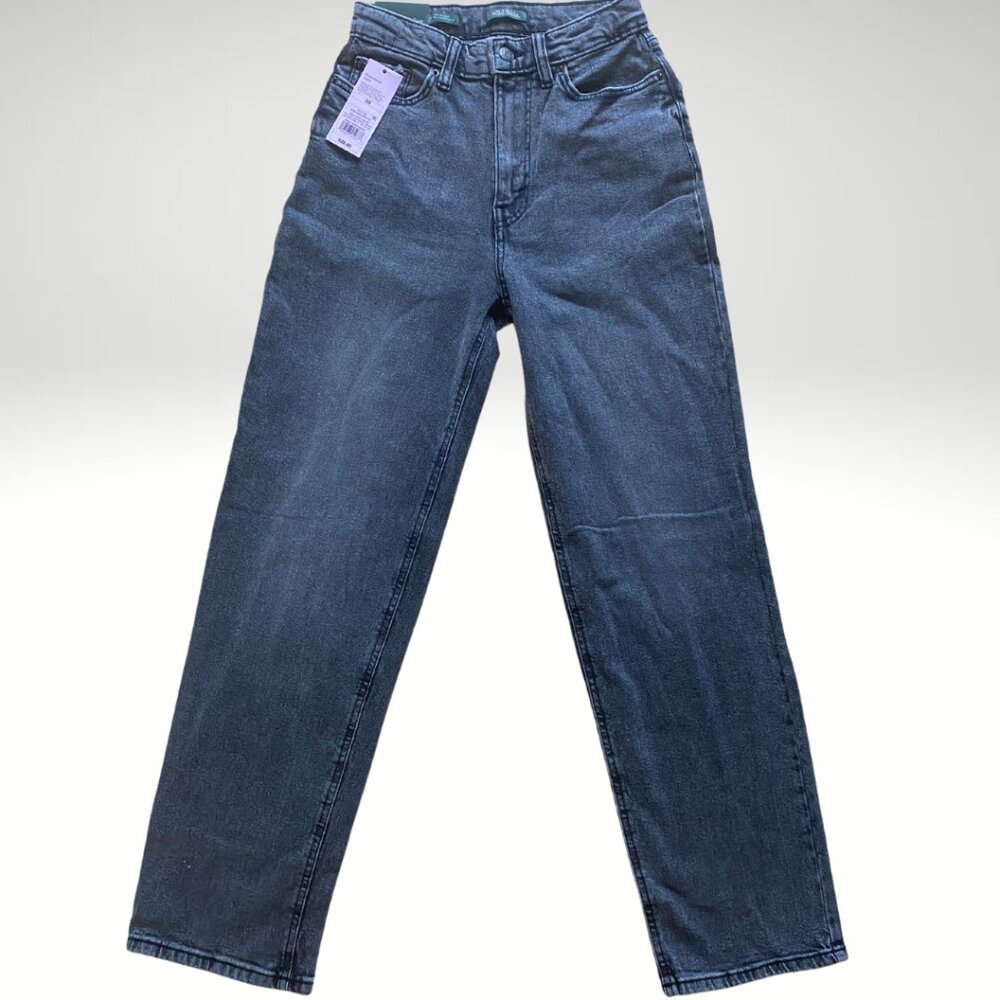 Brand new Wild Fable Size 6 black wash super high-rise straight leg